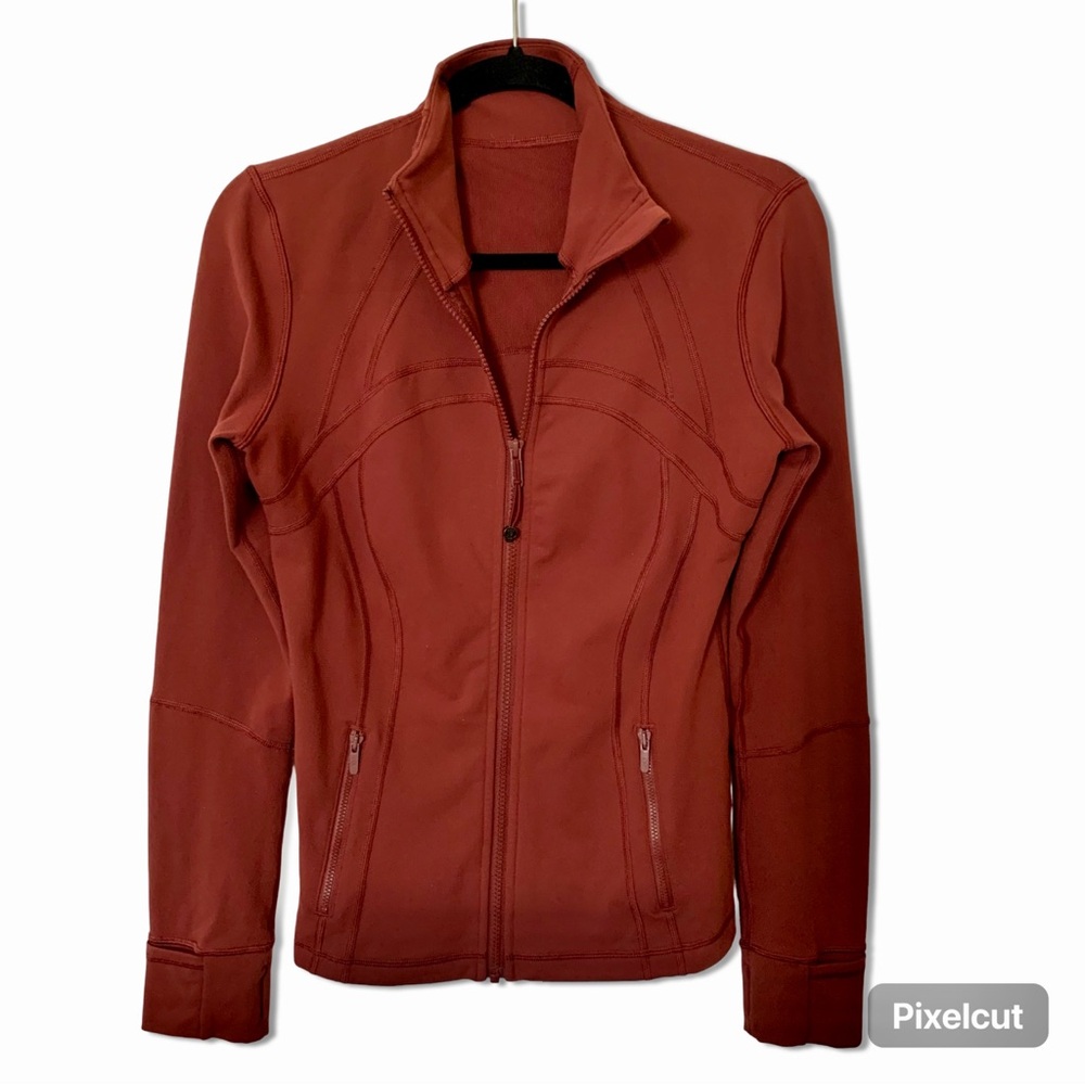 Lululemon Define Jacket Nulu - Cassis (Brick Red, Size 8/M)